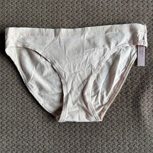 Victoria's Secret Panties Bikini Nude Panty Underwear Heart Women's Size S NWT